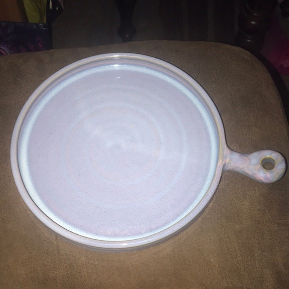 Jamajigi purple handmade stoneware bowl/pan - Picture 1 of 11